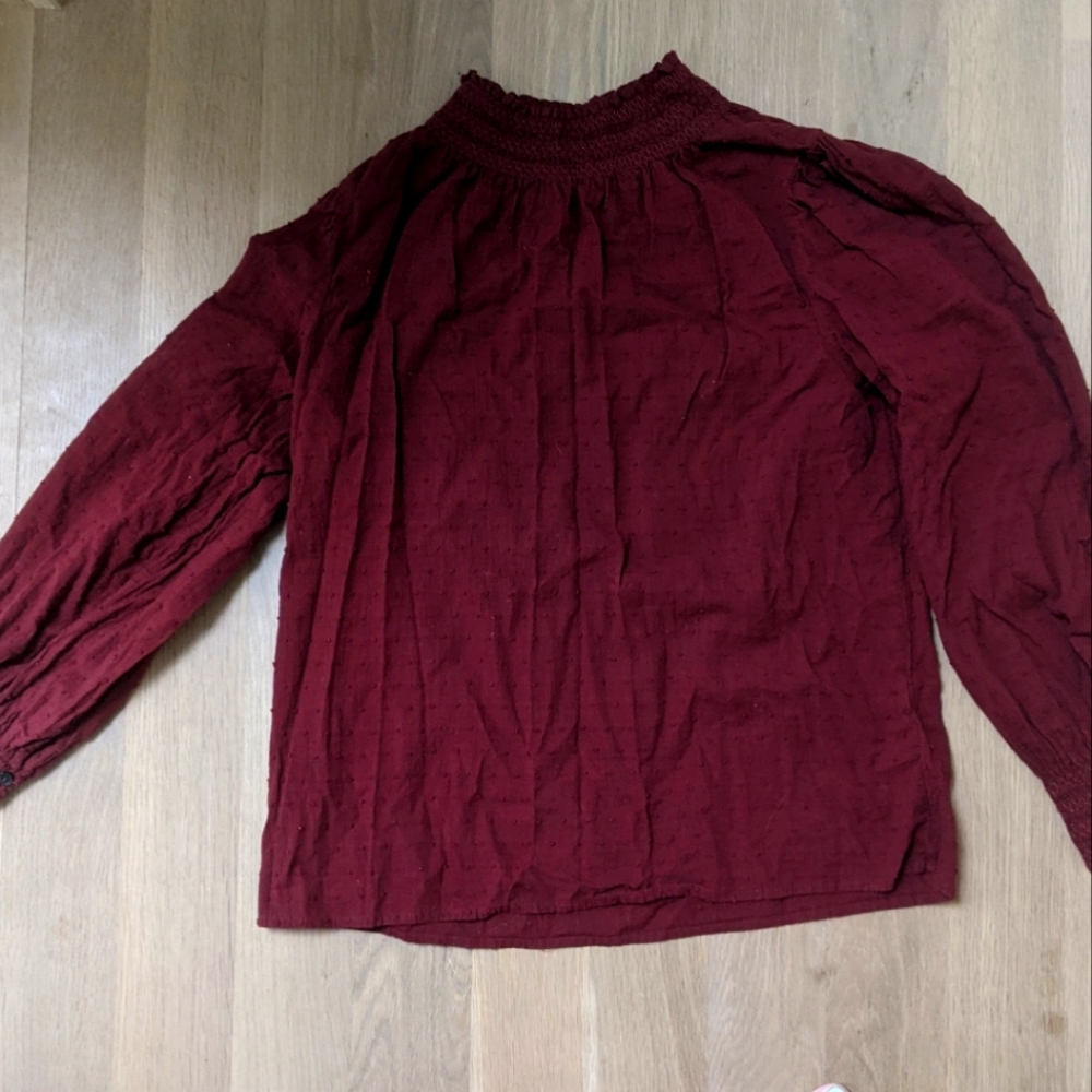 Madewell clip dot mock turtleneck